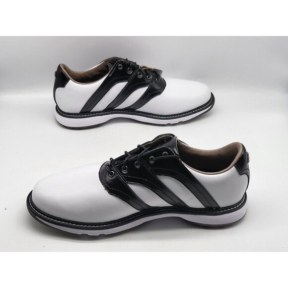 Adidas MC Z-Traxion Golf Shoes Mens Size 9.5 White & Black IF2714 - Picture 3 of 11